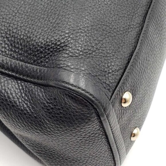 GUCCI Soho Black Leather Shoulder Bag lux583-100225 - Picture 11 of 16